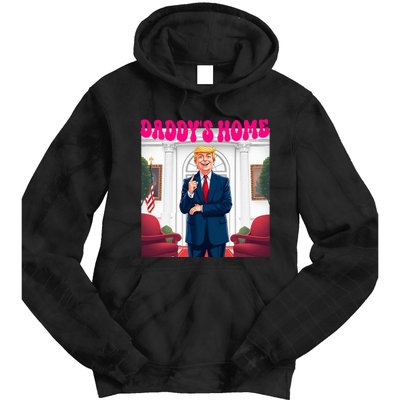 Trump DaddyS Home Bye Joe Biden Tie Dye Hoodie