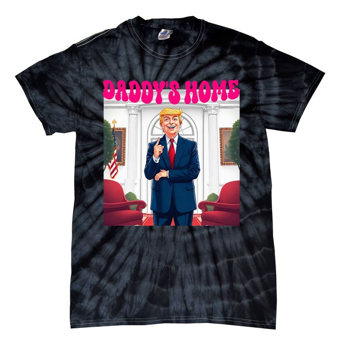 Trump DaddyS Home Bye Joe Biden Tie-Dye T-Shirt