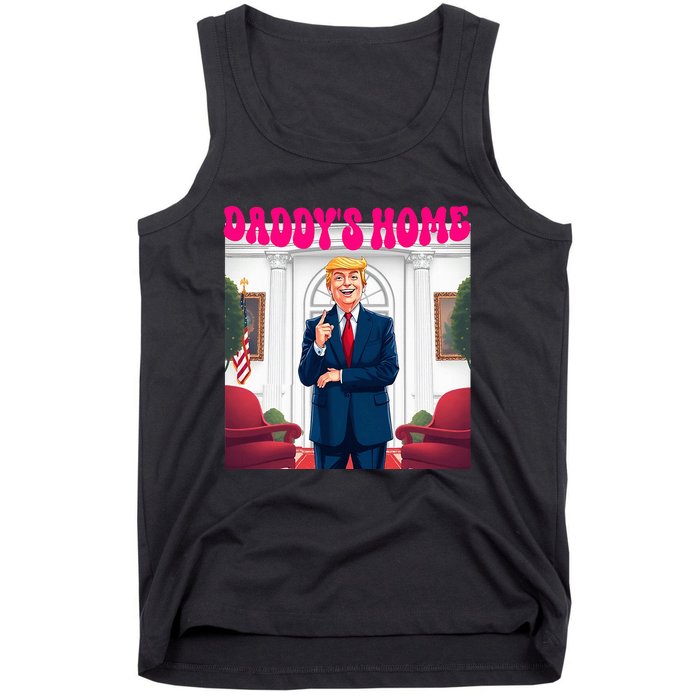 Trump DaddyS Home Bye Joe Biden Tank Top