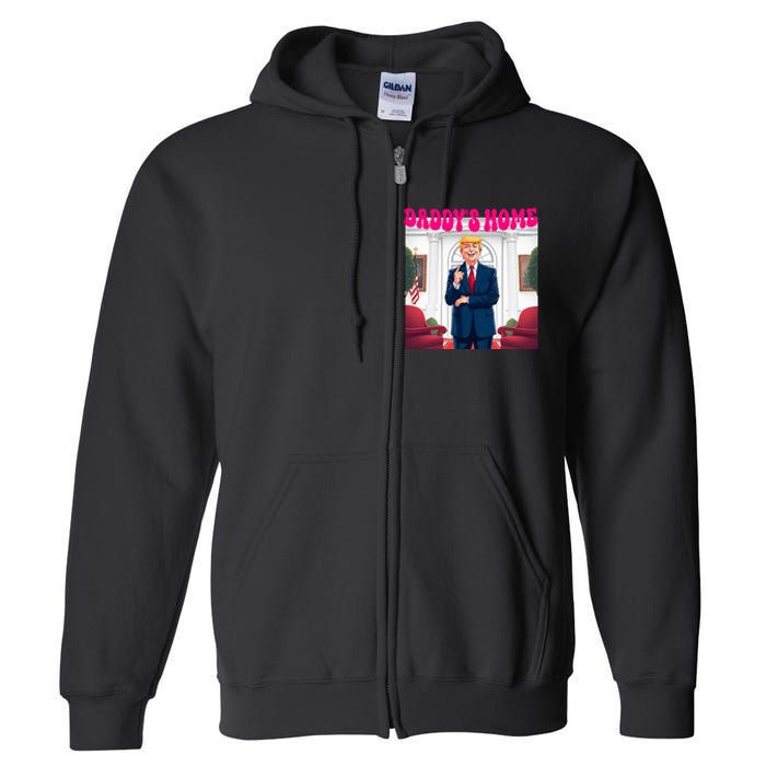 Trump DaddyS Home Bye Joe Biden Full Zip Hoodie