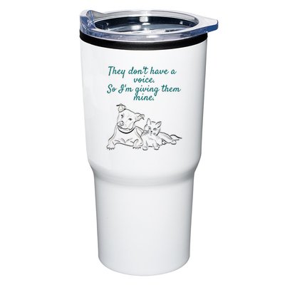 They Dont Have A Voice Animal Advocate Gift Tumbler