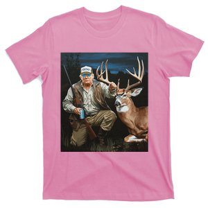 Trump Deer Hunting Old School Camouflage T-Shirt