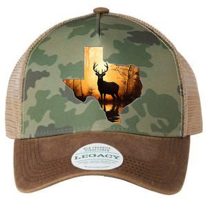 Texas Deer Hunter Forest Silhouette Texan Wildlife Lover  Legacy Tie Dye Trucker Hat