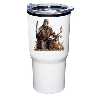 Trump Deer Hunting Donald Trump Old School Camouflage Tumbler