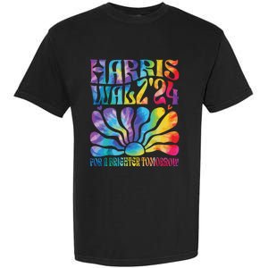 Tie Dye Harris Waltz 2024 Election Kamala Harris Tim Waltz Garment-Dyed Heavyweight T-Shirt