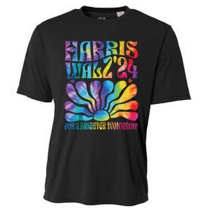 Tie Dye Harris Waltz 2024 Election Kamala Harris Tim Waltz Cooling Performance Crew T-Shirt