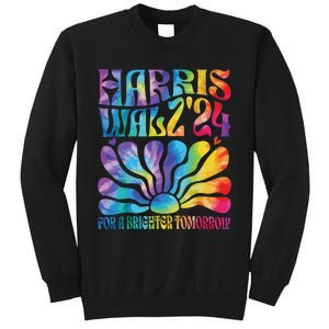 Tie Dye Harris Waltz 2024 Election Kamala Harris Tim Waltz Sweatshirt