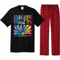 Tie Dye Harris Waltz 2024 Election Kamala Harris Tim Waltz Pajama Set