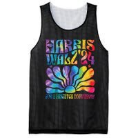 Tie Dye Harris Waltz 2024 Election Kamala Harris Tim Waltz Mesh Reversible Basketball Jersey Tank