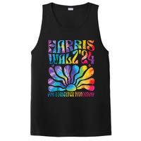 Tie Dye Harris Waltz 2024 Election Kamala Harris Tim Waltz PosiCharge Competitor Tank