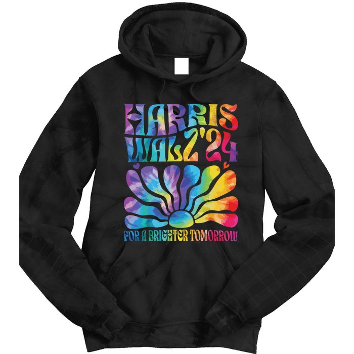 Tie Dye Harris Waltz 2024 Election Kamala Harris Tim Waltz Tie Dye Hoodie