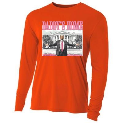 Trump Daddys Home White House 2024 Meaningful Gift Cooling Performance Long Sleeve Crew