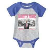 Trump Daddys Home White House 2024 Meaningful Gift Infant Baby Jersey Bodysuit