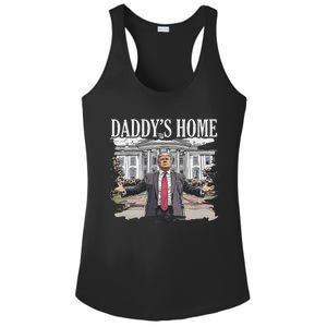 Trump Daddys Home White House 2024 Ladies PosiCharge Competitor Racerback Tank