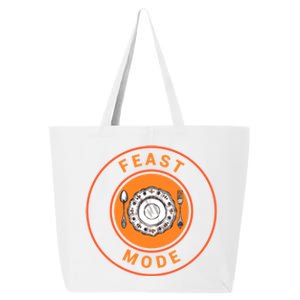 Thanksgiving Dinner Holiday Feast Mode Cute Gift 25L Jumbo Tote