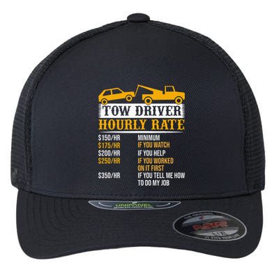 Tow Driver Hourly Rate Tow Truck Driver Tow Trucker Flexfit Unipanel Trucker Cap