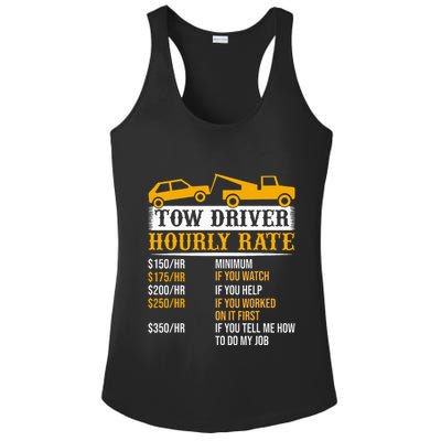 Tow Driver Hourly Rate Tow Truck Driver Tow Trucker Ladies PosiCharge Competitor Racerback Tank