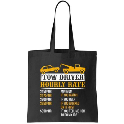 Tow Driver Hourly Rate Tow Truck Driver Tow Trucker Bag