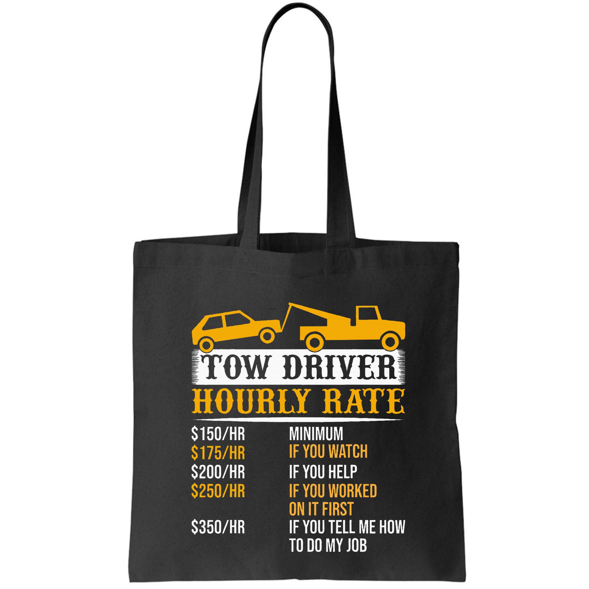Tow Driver Hourly Rate Tow Truck Driver Tow Trucker Bag
