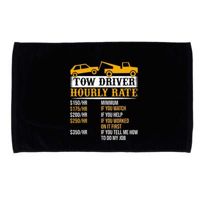Tow Driver Hourly Rate Tow Truck Driver Tow Trucker Microfiber Hand Towel