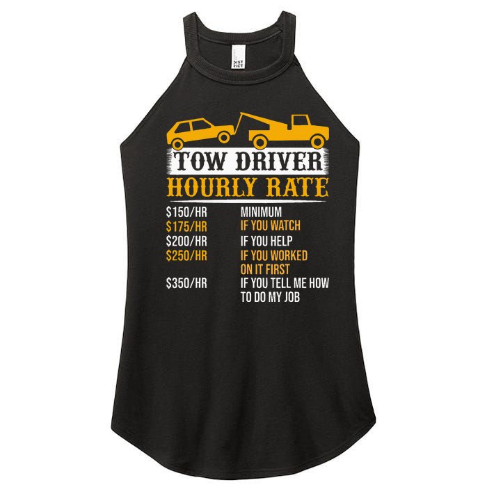 Tow Driver Hourly Rate Tow Truck Driver Tow Trucker Women’s Perfect Tri Rocker Tank