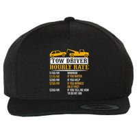 Tow Driver Hourly Rate Tow Truck Driver Tow Trucker Wool Snapback Cap