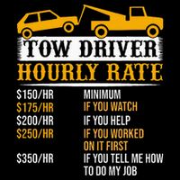 Tow Driver Hourly Rate Tow Truck Driver Tow Trucker Zip Tote Bag