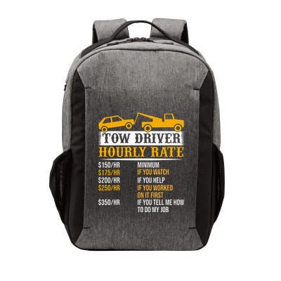 Tow Driver Hourly Rate Tow Truck Driver Tow Trucker Vector Backpack