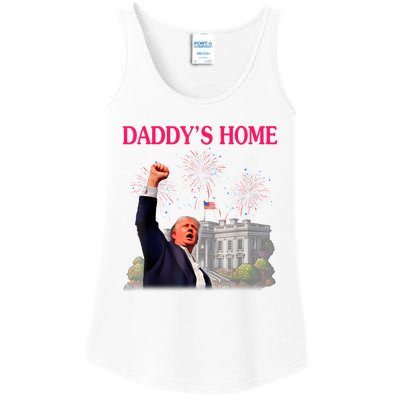 Trump DaddyS Home Bye Joe Biden Drops Out Run For Election Ladies Essential Tank