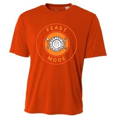 Thanksgiving Dinner Holiday Feast Mode Cute Gift Cooling Performance Crew T-Shirt