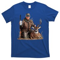 Trump Deer Hunting Donald Trump Old School Camouflage T-Shirt