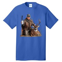 Trump Deer Hunting Donald Trump Old School Camouflage Tall T-Shirt