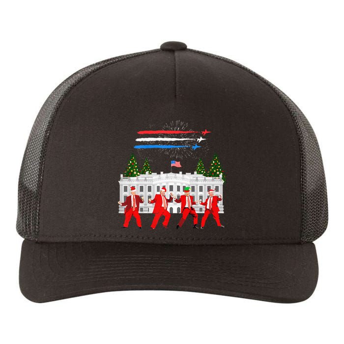 Trump Daddys Home White House Dance Make Xmas Great Again Yupoong Adult 5-Panel Trucker Hat