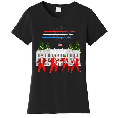 Trump Daddys Home White House Dance Make Xmas Great Again Women's T-Shirt