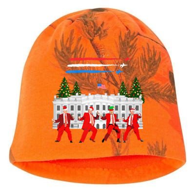 Trump Daddys Home White House Dance Make Xmas Great Again Kati - Camo Knit Beanie