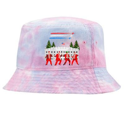 Trump Daddys Home White House Dance Make Xmas Great Again Tie-Dyed Bucket Hat