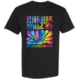 Tie Dye Harris Waltz 2024 Election Kamala Harris Tim Waltz Garment-Dyed Heavyweight T-Shirt