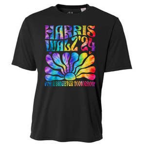 Tie Dye Harris Waltz 2024 Election Kamala Harris Tim Waltz Cooling Performance Crew T-Shirt