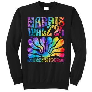 Tie Dye Harris Waltz 2024 Election Kamala Harris Tim Waltz Sweatshirt