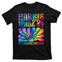 Tie Dye Harris Waltz 2024 Election Kamala Harris Tim Waltz T-Shirt