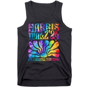 Tie Dye Harris Waltz 2024 Election Kamala Harris Tim Waltz Tank Top