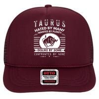 Taurus Design Hated By Many Wanted By Plenty High Crown Mesh Back Trucker Hat