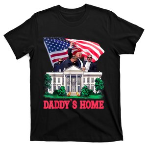 Trump DaddyS Home Bye Joe Biden Drops Out Run For Election T-Shirt