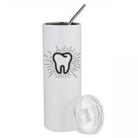 Tooth Dentist Hygienist Dental Oral Hygiene Gift Stainless Steel Tumbler