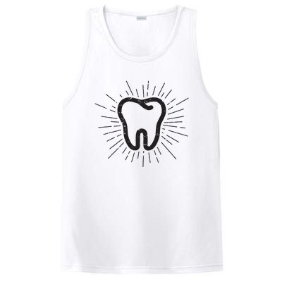 Tooth Dentist Hygienist Dental Oral Hygiene Gift PosiCharge Competitor Tank