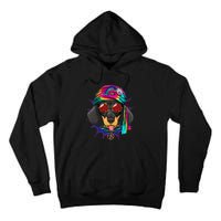 Tie Dye Hippie Dachshund Peace Love Dog Tall Hoodie