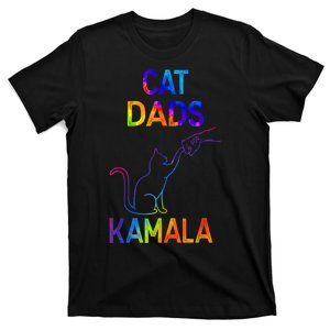 Tie Dye Harris Madam President 47 Cat Dads For Kamala Gift T-Shirt