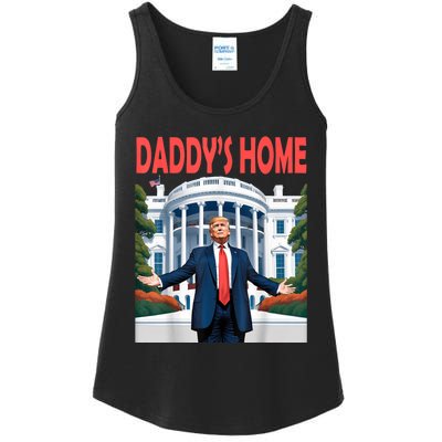 Trump Daddys Home White House Ladies Essential Tank