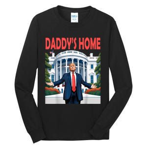 Trump Daddys Home White House Tall Long Sleeve T-Shirt