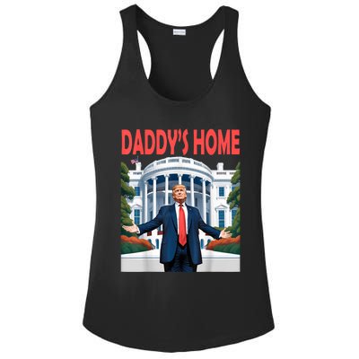 Trump Daddys Home White House Ladies PosiCharge Competitor Racerback Tank